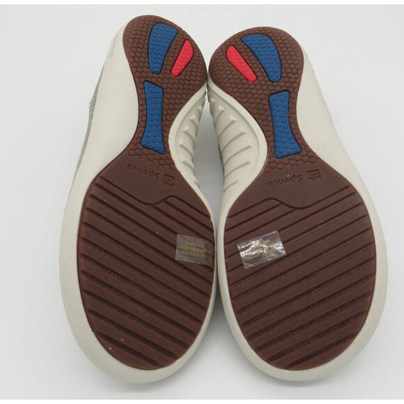 Spenco Women's Sage Green Slip-On Shoes Perforated Upper White Sole 6.5 NEW - Picture 7 of 7